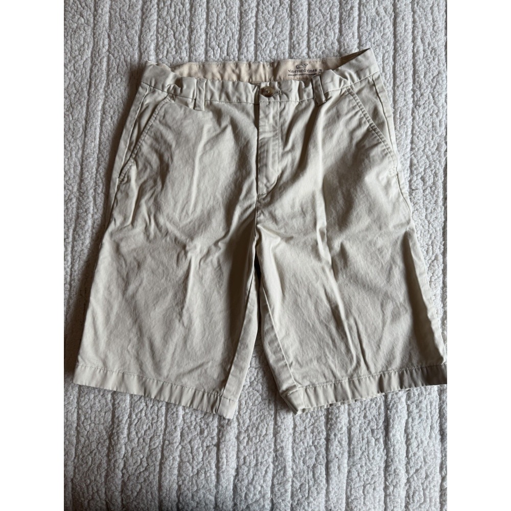 Vineyard Vines Boys Classic Performance On-The-Go Shorts Size 16 Khaki Bundle